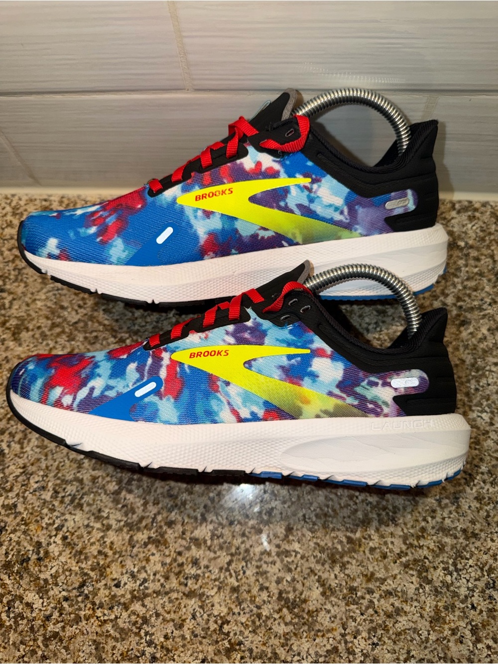 Brooks Women’s Tie-Dye Running Sneakers - Blue/Red/Yellow